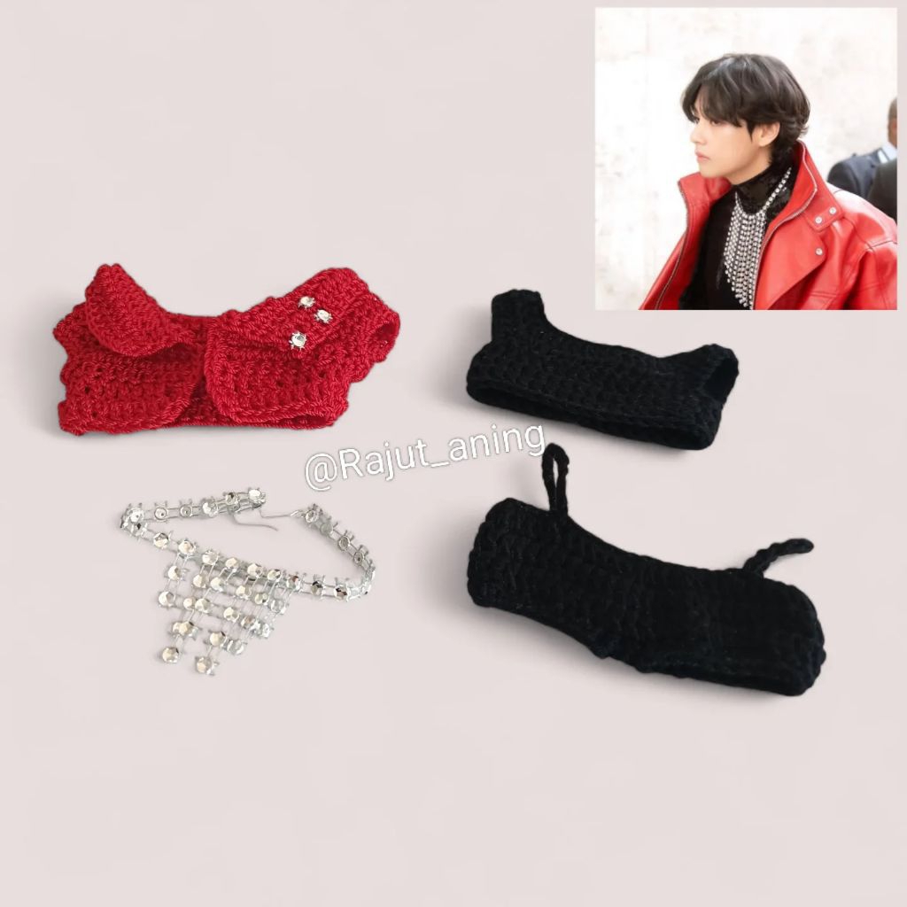 Custom baju boneka 10cm/kpopdoll 10cm