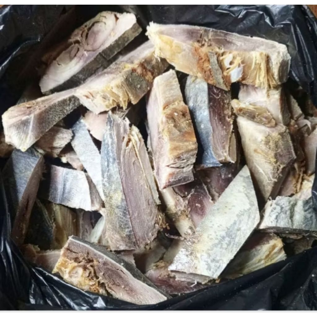 ikan asin tongkol potong