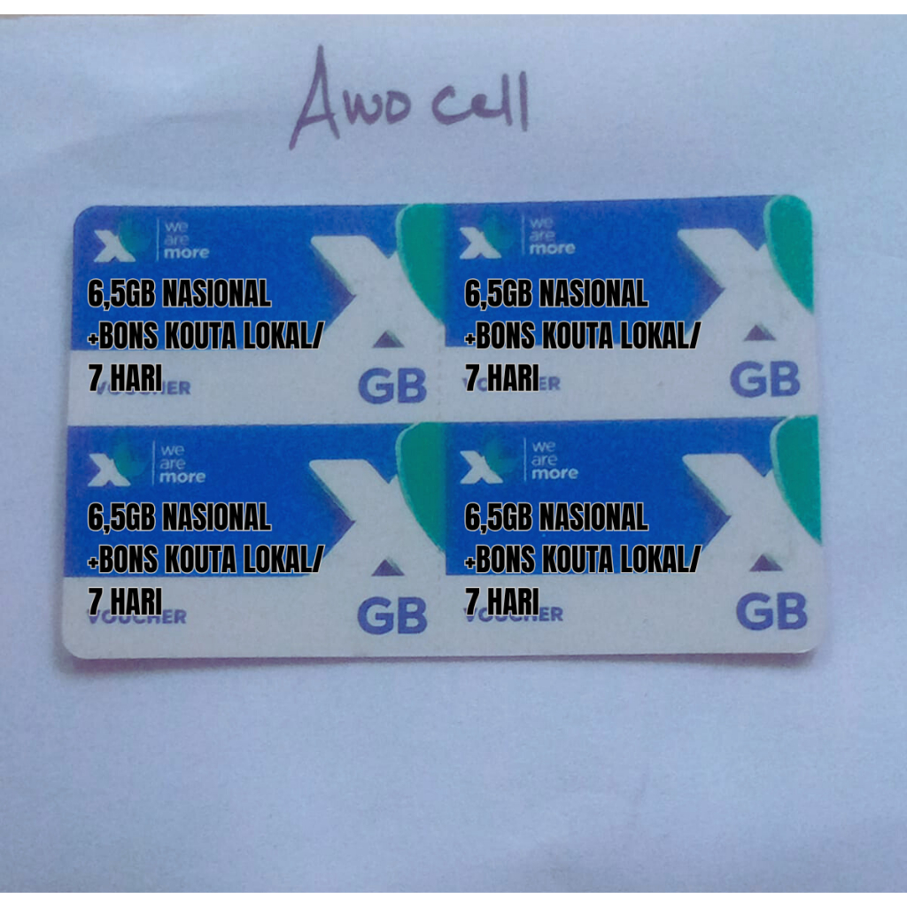 VOCER XL 6,5GB+KOUTA LOKAL 7HARI
