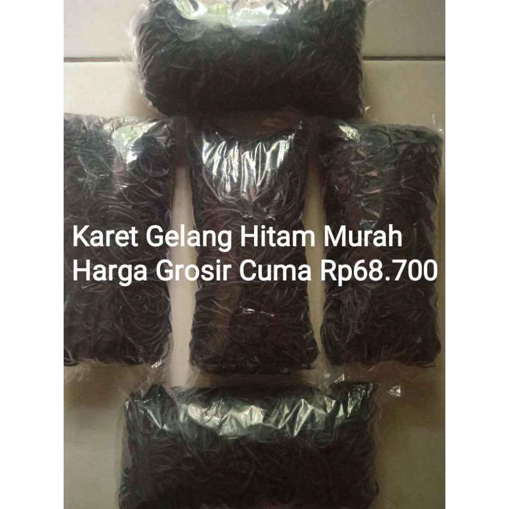 Karet Gelang Hitam Murah 5 kilo