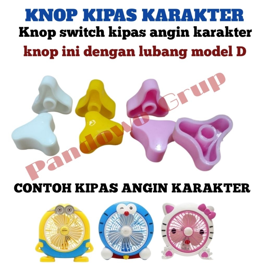 Knop kipas angin karakter doraemon//putaran kipas angin karakter