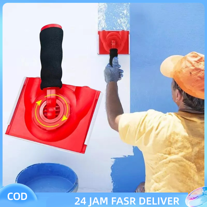 Kuas Cat Sudut dan Edger Tembok / Paint Edger Brush untuk Pengecatan / Kuas Profesional Trimmer Anti