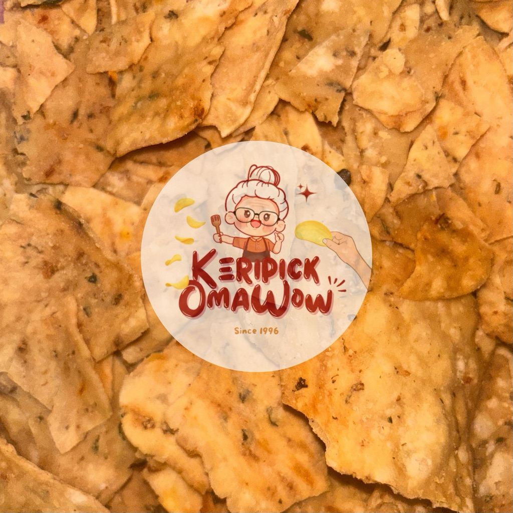 keripik ladrang seledri (pipih) asli bali - KERIPICK.OMAWOW