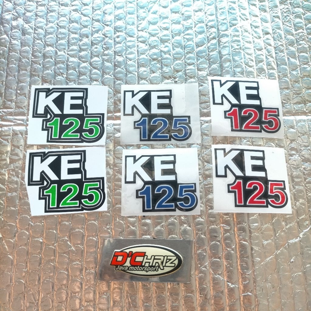 STIKER KAWASAKI KE125 KE 125