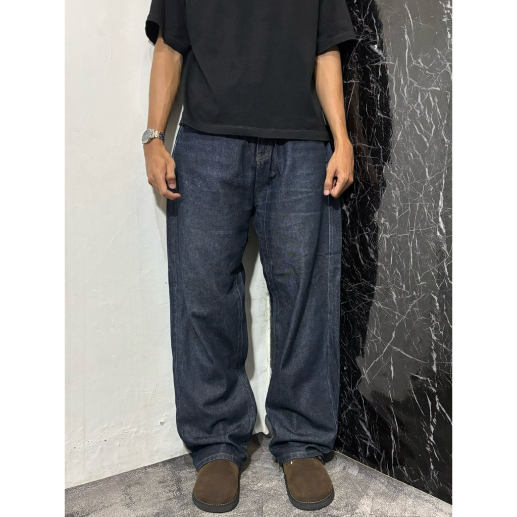 Baggy Pants Denim Indigo Navy by 8 SECOND