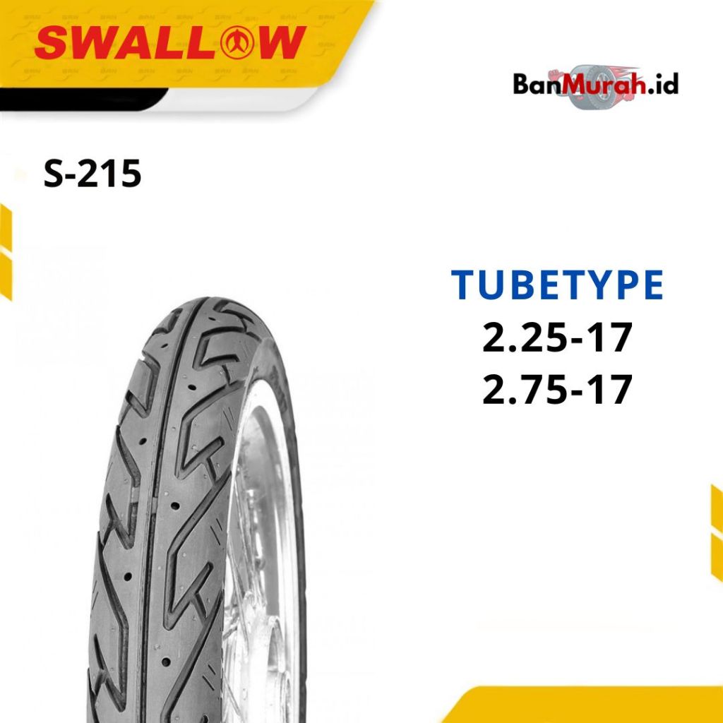Ban Luar Motor Swallow S-215 Ring 17 Tubetype