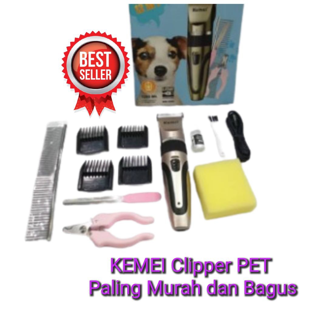 Alat potong Cukur Bulu Hewan Anjing Cliper Pet Murah KM 1056