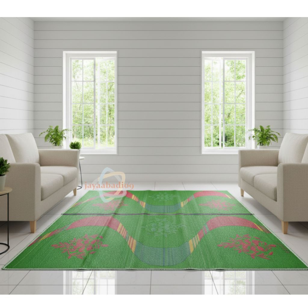 Tikar Plastik Jumbo Singa Laut 2x3 Meter Asli | Karpet Lesehan Lipat Dua Kuat Tebal Serbaguna tikar 