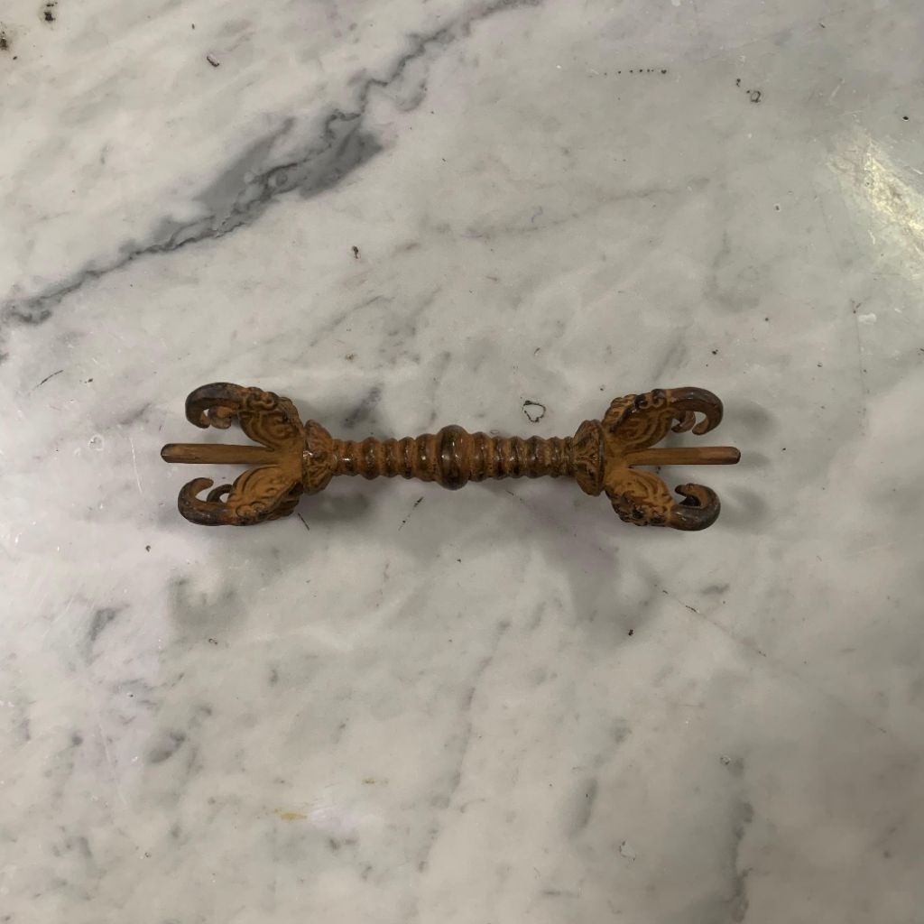 Vajra Panca Perunggu Bali Ujung Lengkung Small Lawas Jadul Tua