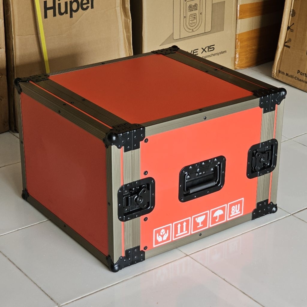 Hardcase asesoris 8U rak server sound system sound gear accesories 8U Rack