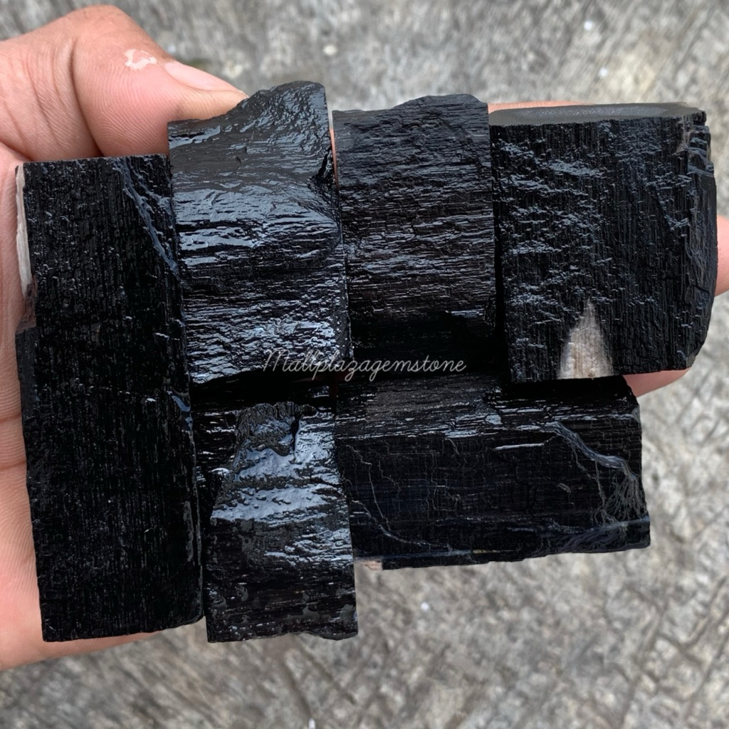 bongkahan batu posil kelor hitam pekat asli alam / batu posil galih kelor / batu posil kayu / batu p