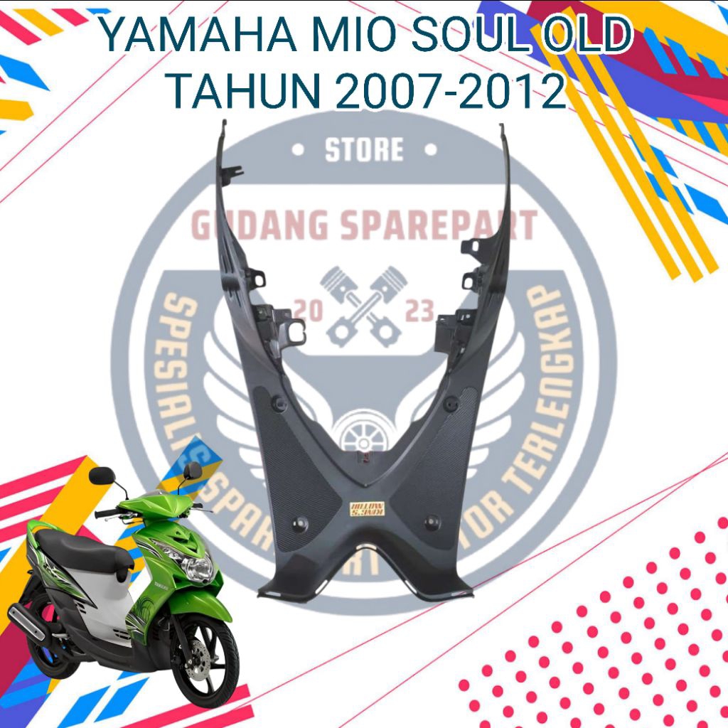COVER BODI KASAR MIO SOUL, Dek kaki mio soul, injekan mio soul, bordes mio soul, Yamaha mio soul