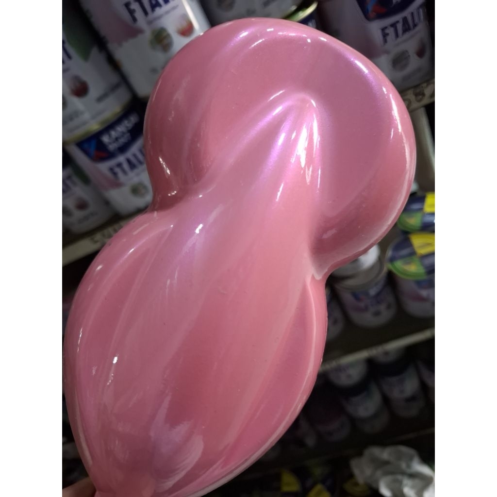 cat lembayung pink 1paket pu