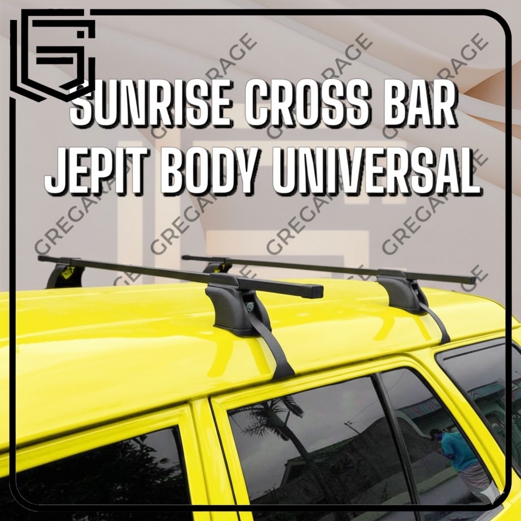 Sunrise Crossbar Jepit Body Kaki Kotak Kait Standard Cross Bar L300 Granmax Canter Jimny