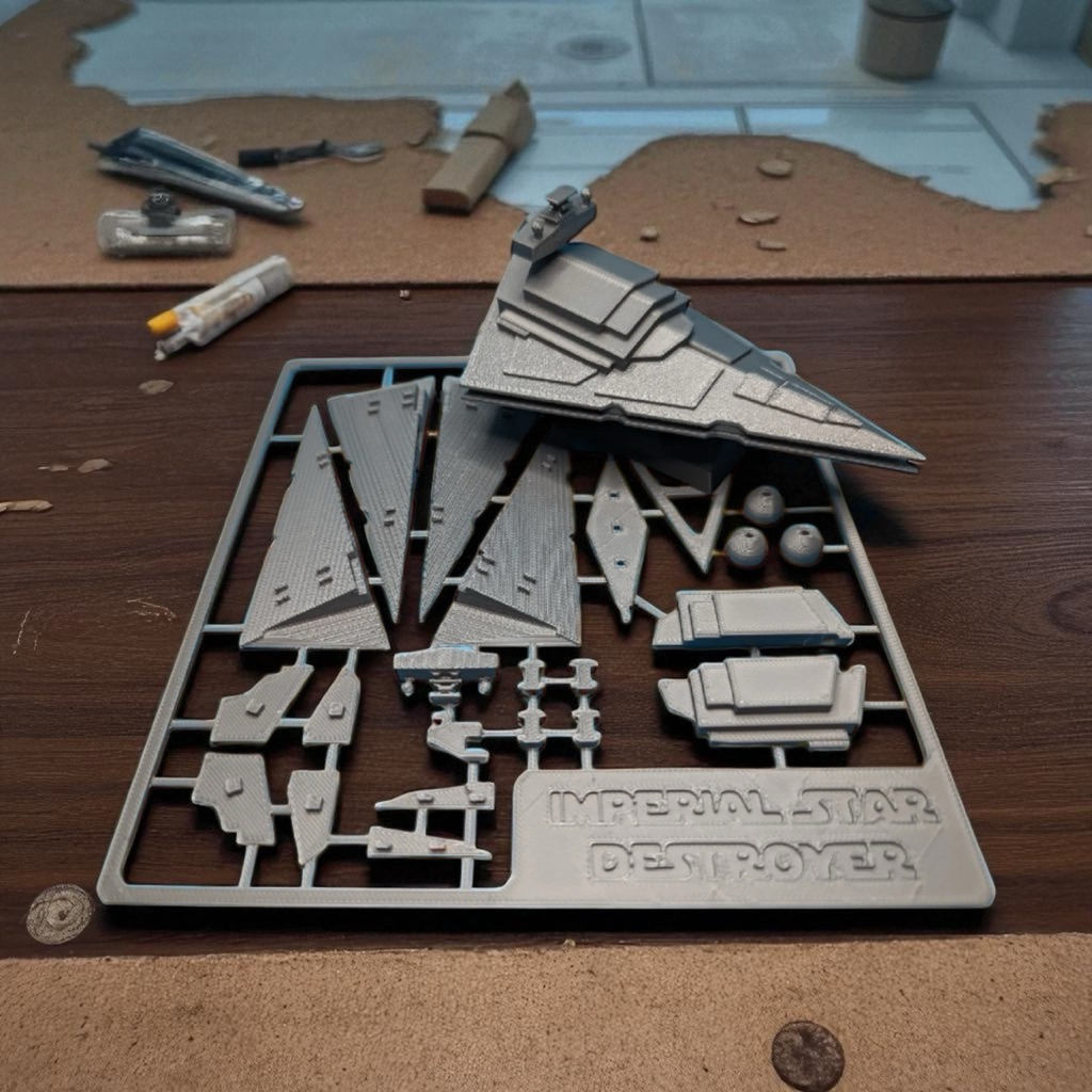 STAR WARS Imperial star destroyer kit card | star wars model | imperial star destroyer star wars
