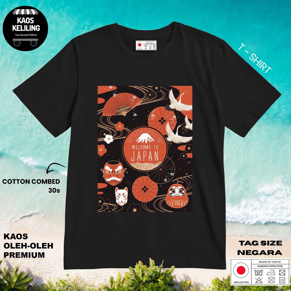 KAOS OLEH OLEH JEPANG JAPAN 28 PAKAI TAG LABEL JEPANG ASLI BAJU SOUVENIR PREMIUM GIFT