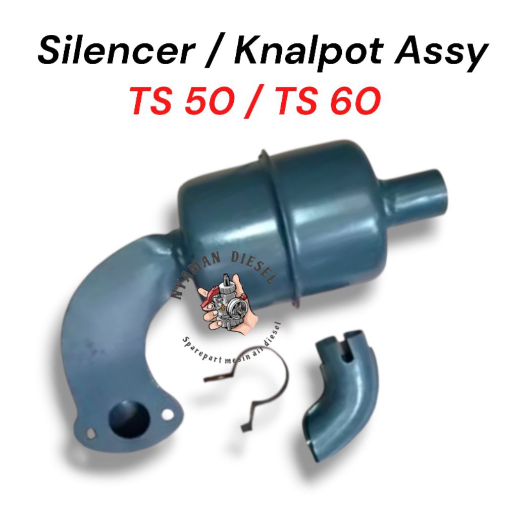Knalpot TS 50 TS 60 / Silincer Mesin Diesel Yanmar TS50 TS60