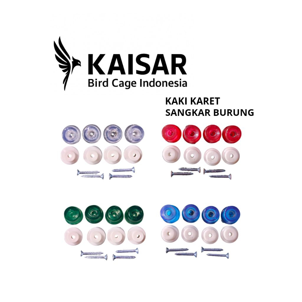 kaki karet sangkar burung