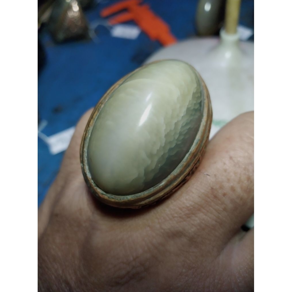 Batu Akik Pandan Babon Sisik Betok Natural kode T2/10