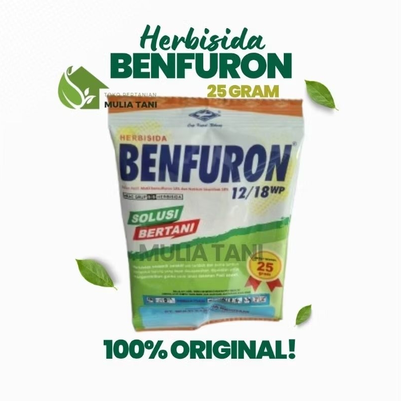 BENFURON 12/18 WP 25 gram Obat Rumput Padi