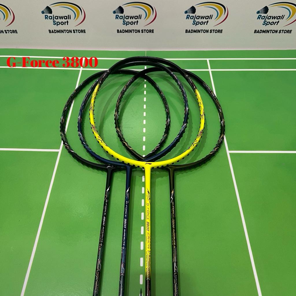 Raket badminton Lining Terbaru G-Force 3800 Original/Badminton Racket Lining G-Force Superlite 3800