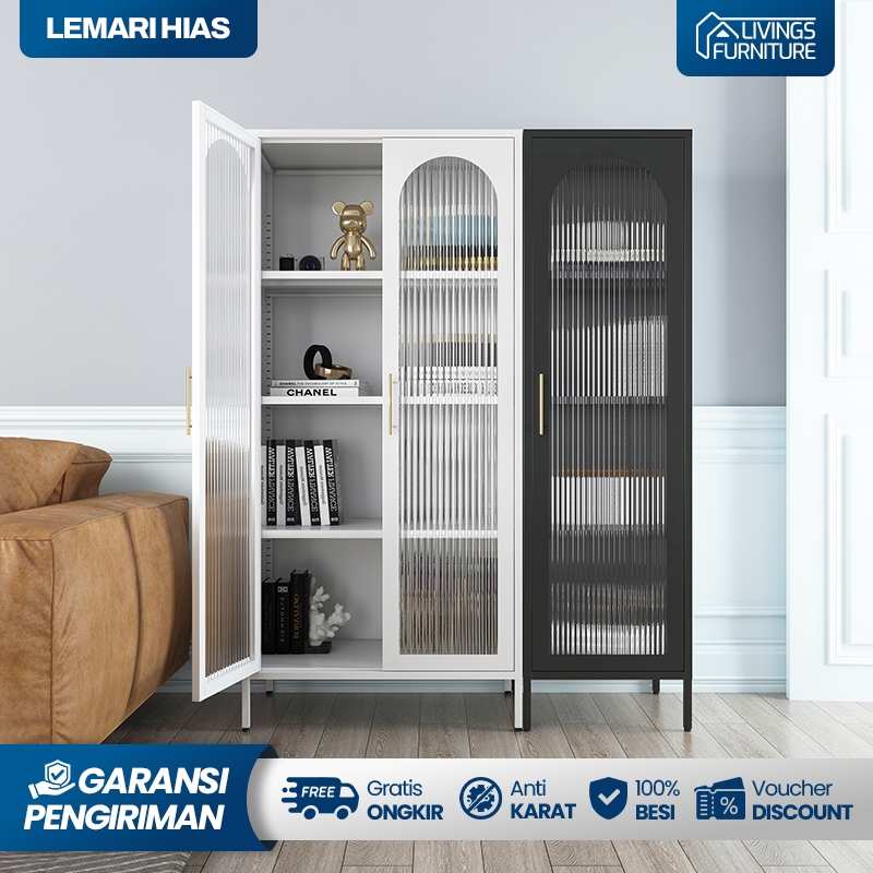 Lemari Hias Ruang Tamu Lemari Pajangan Ruang Lemari Kaca Panjangan Lemari Ruang Tamu Full Besi