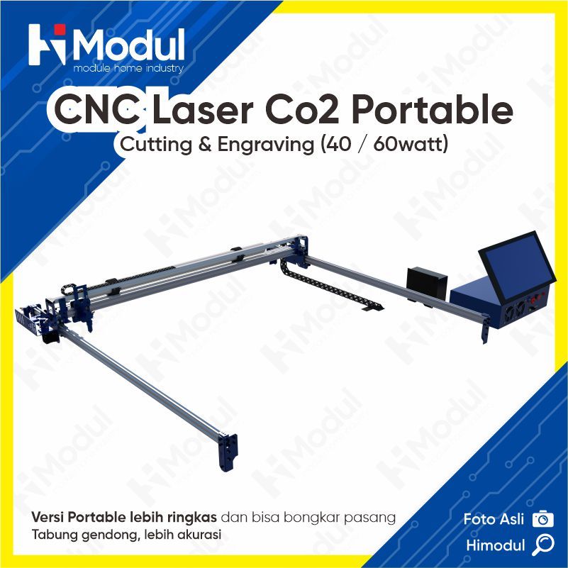 Mesin CNC Laser Co2 60watt 150x150 Portable