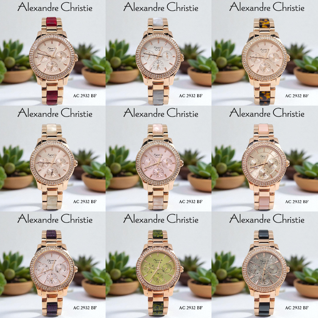 Jam Wanita Keramik Alexandre Christie AC2932 AC 2932 Original Garansi Resmi Alexander Christie