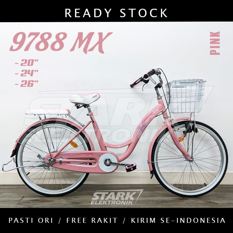 Exotic 9788 MX Sepeda Mini Keranjang CTB City Bike