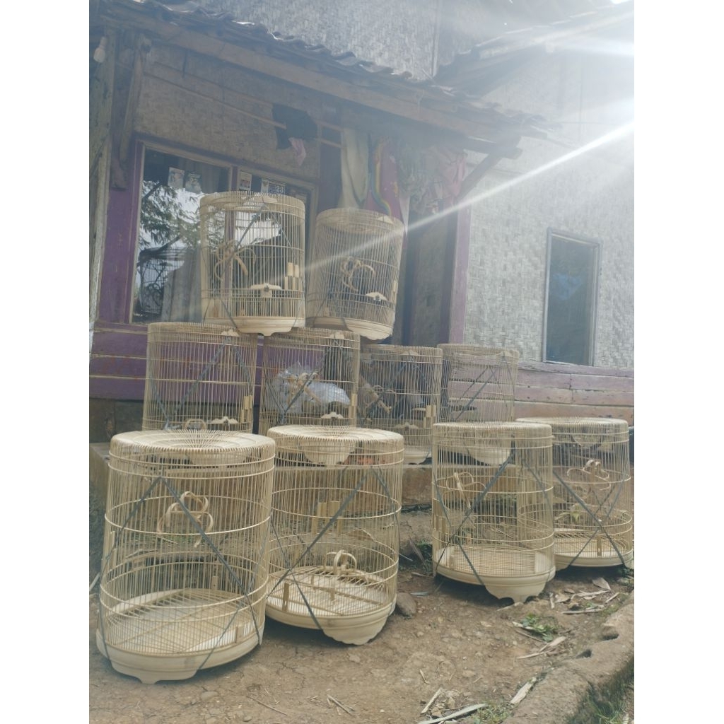 SANGKAR MURAI FUL BAMBU MODEL BNR BETMEN