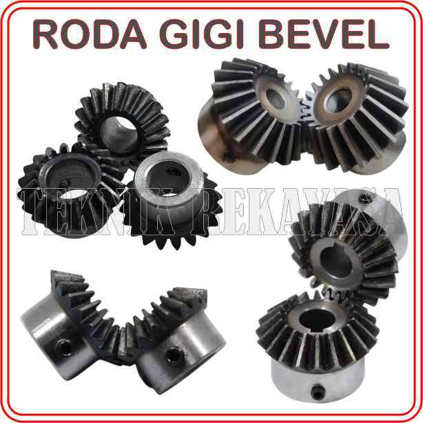 GEAR BEVEL 90° / RODA GIGI BEVEL 90° / RODA GIGI MIRING 90° / GEAR BEVEL (1:1) 1.5M / 2.0M / 2.5M / 