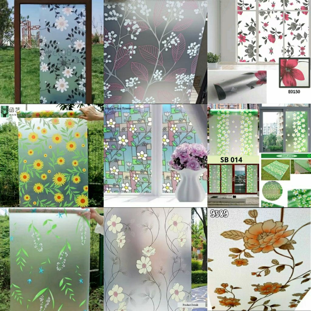 Stiker Kaca Buram Sticker Kaca Jendela Anti Intip Sticker Kaca Film Buram Sandblast Buram Sunblast P
