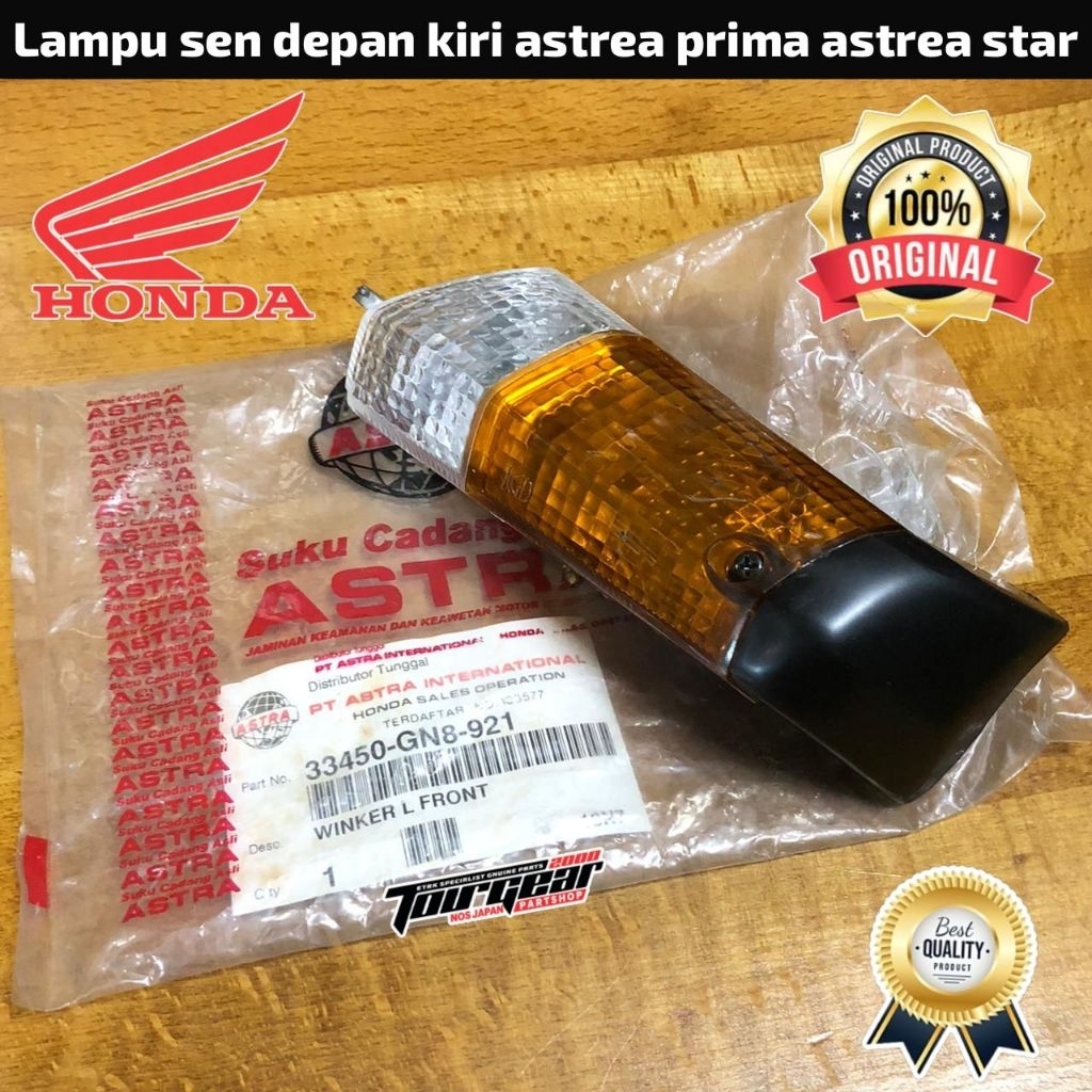 LAMPU SEN DEPAN KIRI PRIMA ORI HONDA 33450-GN8-921