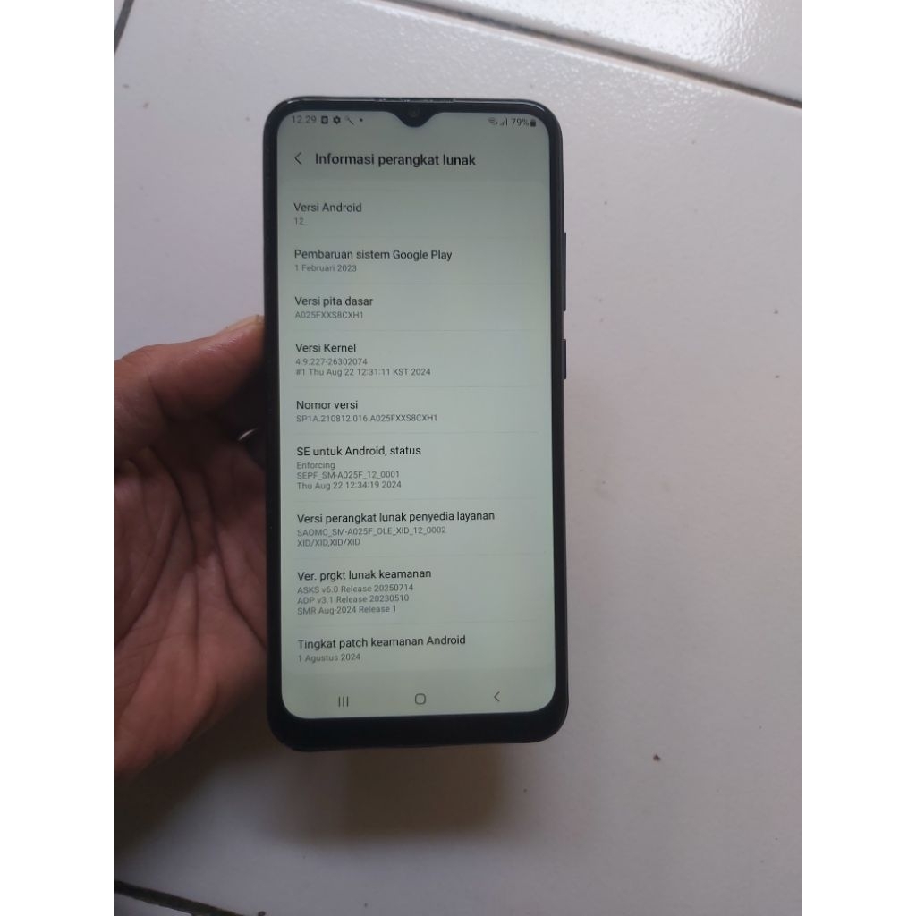 SAMSUNG A02S 3/32GB SECOND NORMAL SIAP PAKAI
