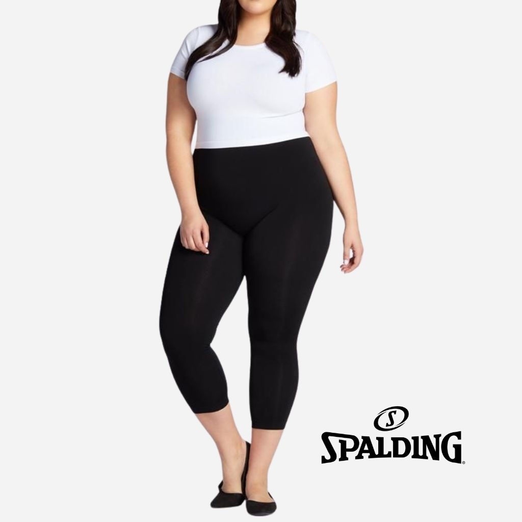 Legging Spalding 7/8 & Full Length Legging Sport Yoga Wanita Big Size / Jumbo