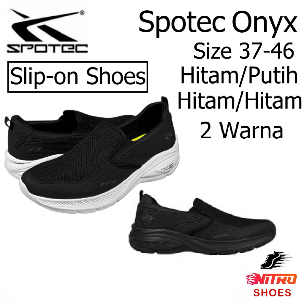 Spotec Onyx Sepatu Slip-On Walking