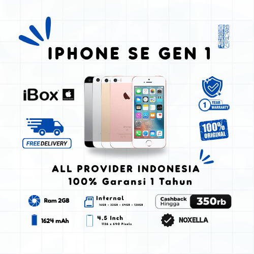 Iphone  SE GEN 1 IBOX Second Fullset Garansi 12 Bulan