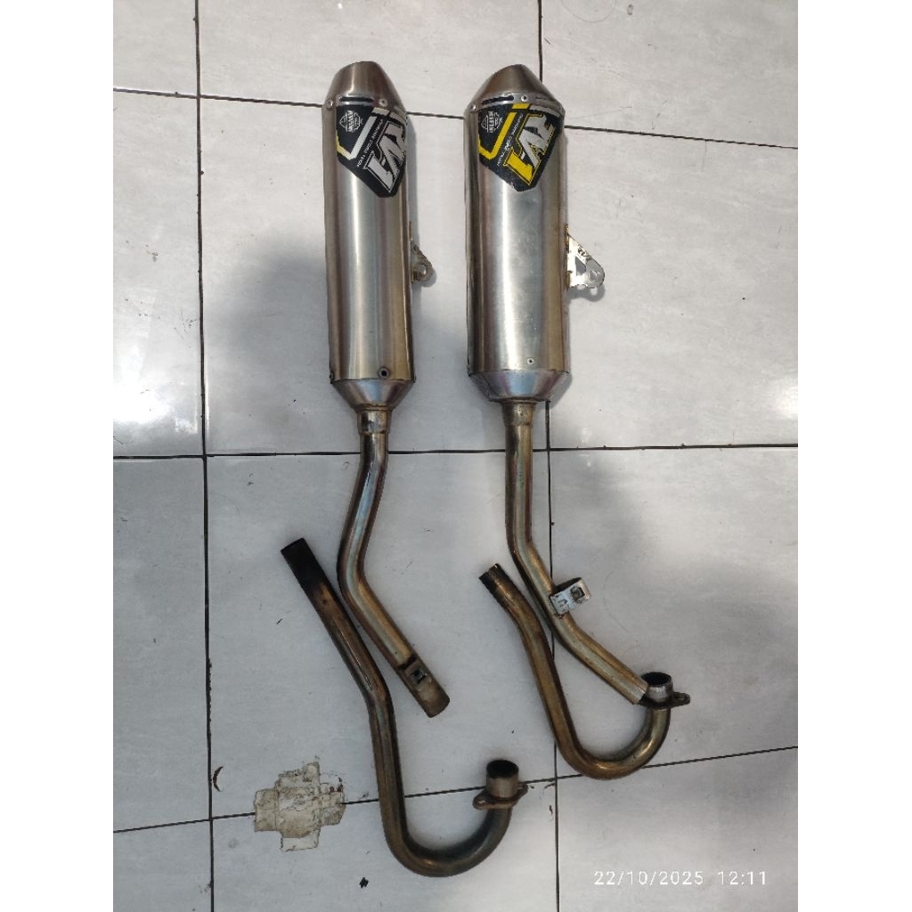 knalpot rv1 ori klx 150 crf 150