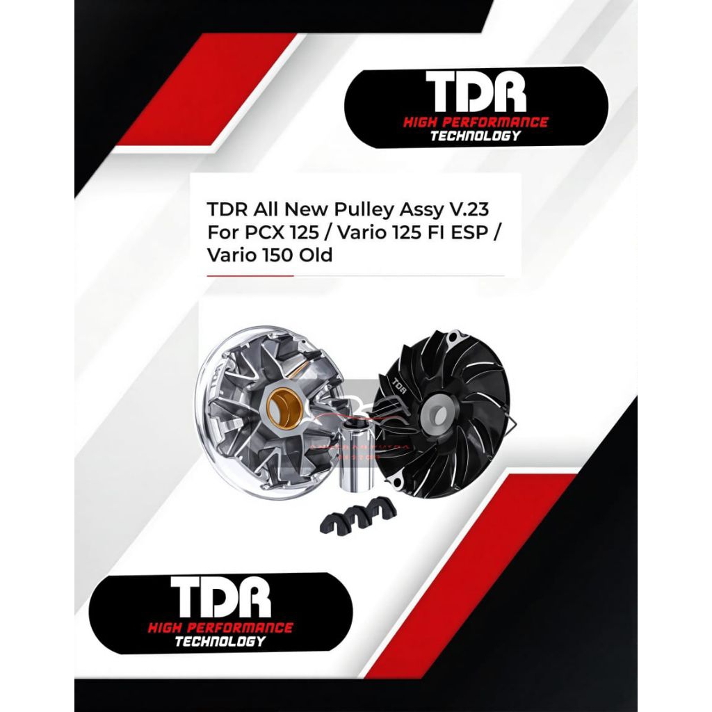 ALL NEW PULLEY ASSY TDR PULLY PCX 125, VARIO 125 FI ESP, VARIO 150 OLD V.23