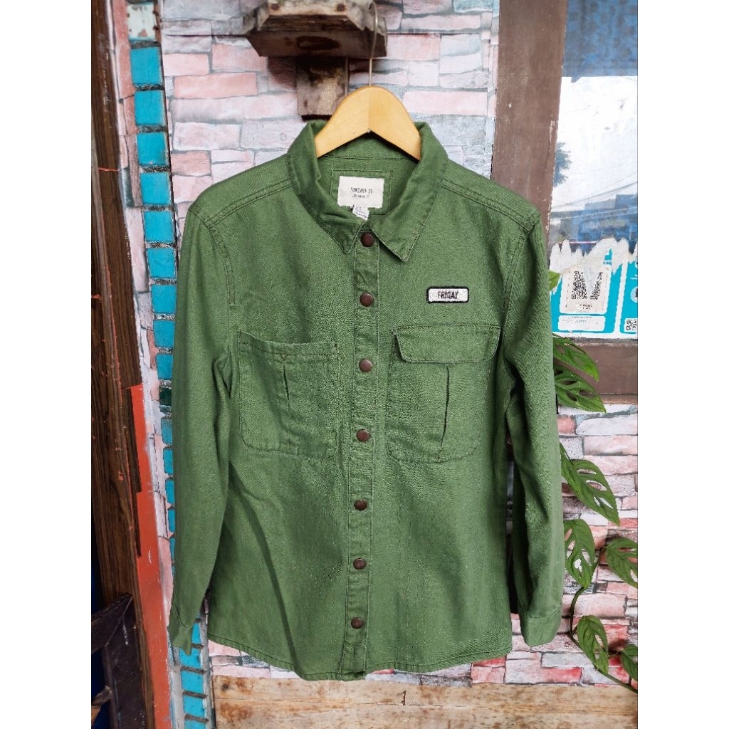 Jacket jeans denim Forever 21 second