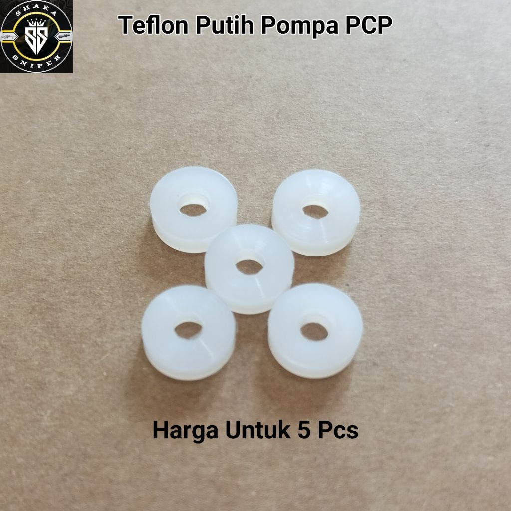 Teflon Putih Pompa PCP (isi 5 pcs), Teflon Putih Pompa PCP, Sparepart Pompa PCP Import