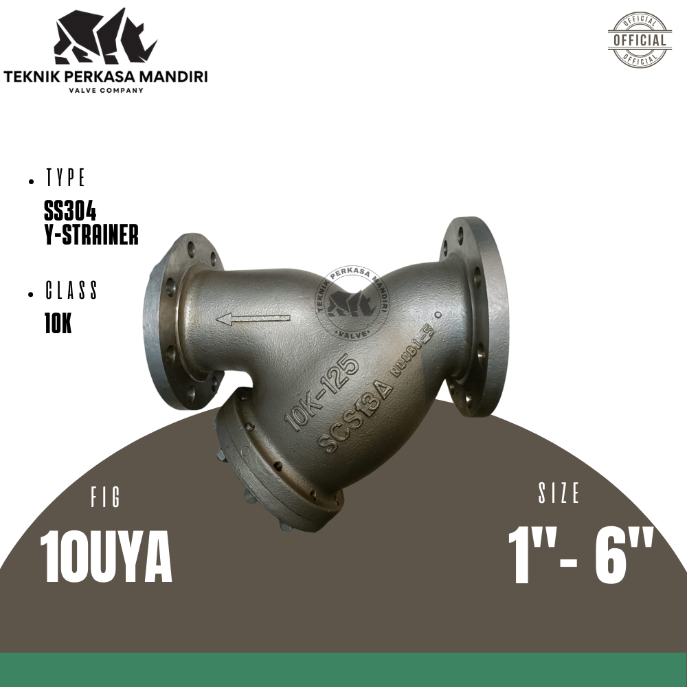 Y STRAINER KITZ 2 1/2" INCH FLANGE JIS 10K SS304 ORIGINAL