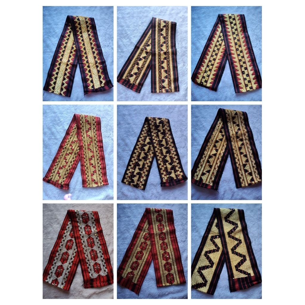 Bisban Tapis Lampung Selendang Motif Sulaman Rapih