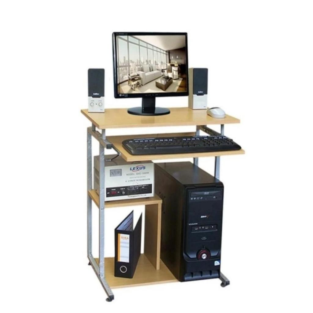 MEJA KOMPUTER RANGKA BESI