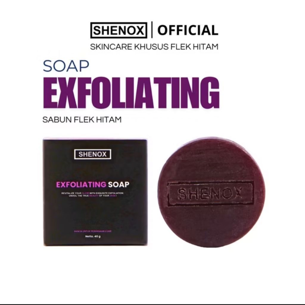 Exfoliating Shoap Shenox Skincare Sabun Flek Hitam
