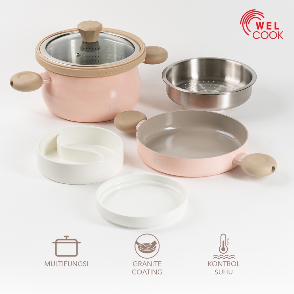 Welcook Everyday Cookware Set - 20 cm Multifunctional Cookware