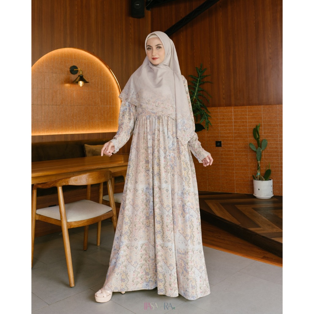 Tiasafara - Valery Set - Vintage Colour - Voal Premium - Voal Syar'i - Blooming Harmony Series - Voa
