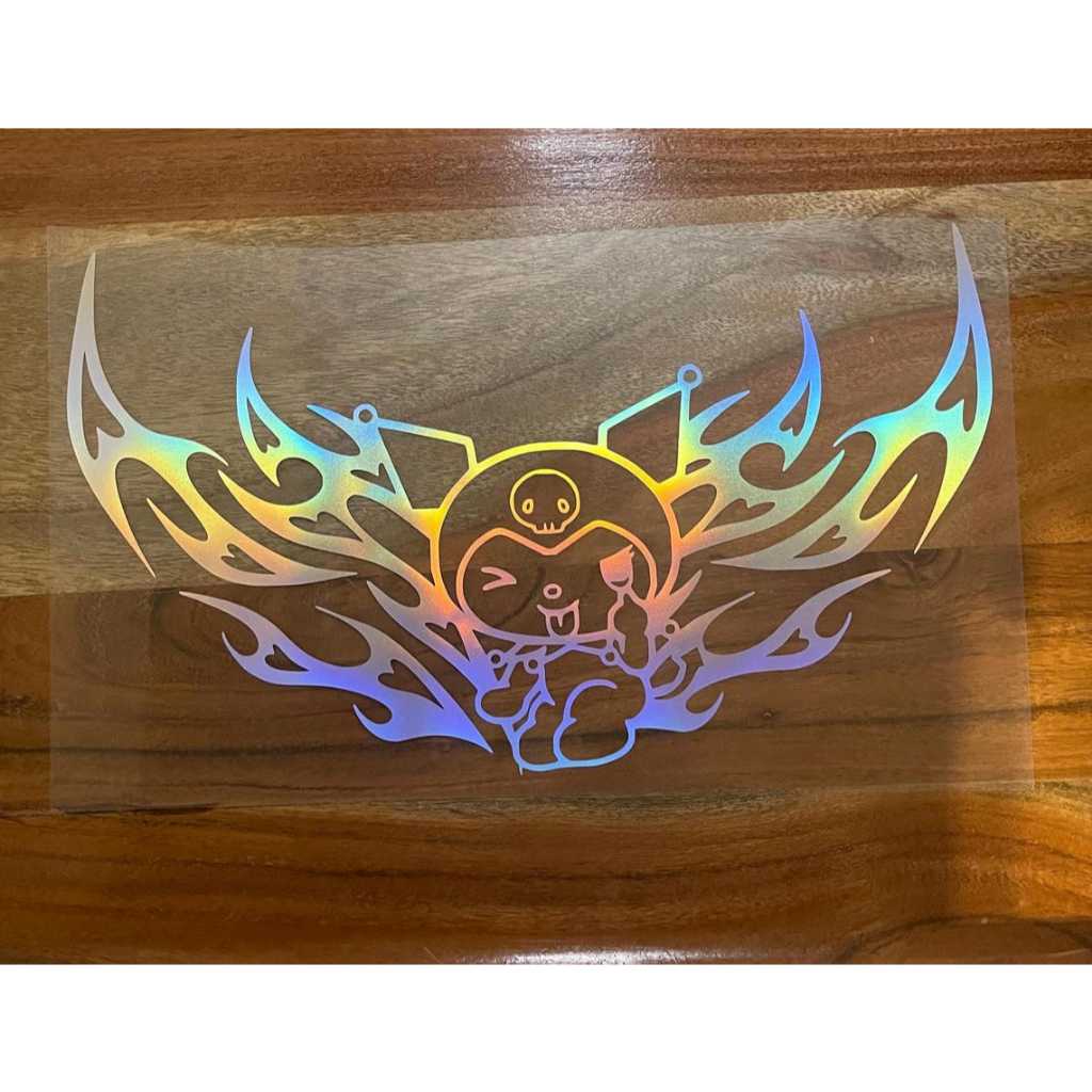 Sticker Body / Jendela Mobil Stiker Cutting Kuromi Custom Tahan Air Free Custom Desain