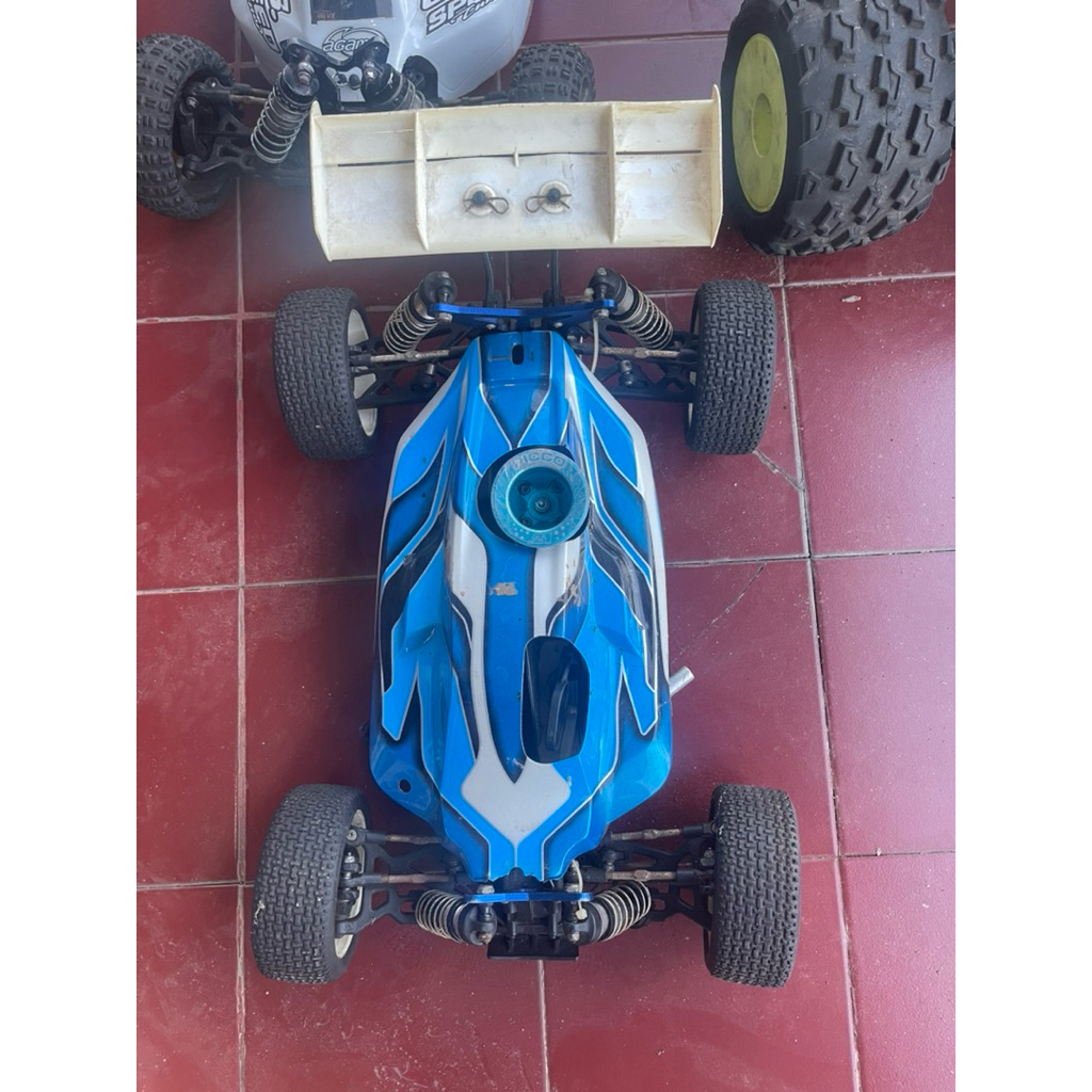 Rc nitro lossi buggy 1/8 engine 21