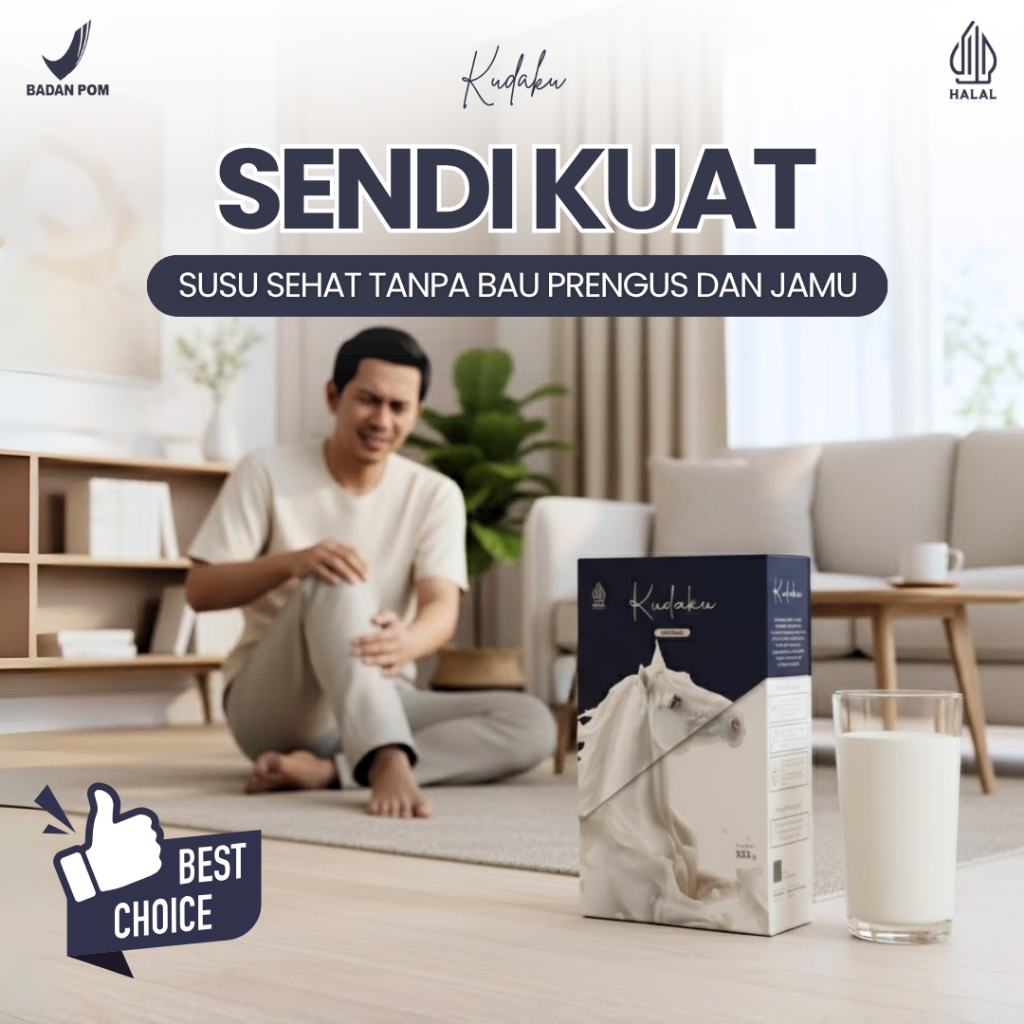 Kudaku Susu Kuda Liar Vitamin Tulang dan Sendi Syaraf Kejepit Keram Kebas Original Sumbawa 200gram